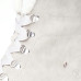 Серые утепленные ботинки из кожи